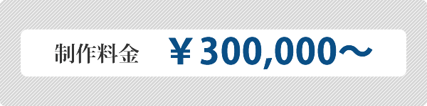 制作料金 \300,000～